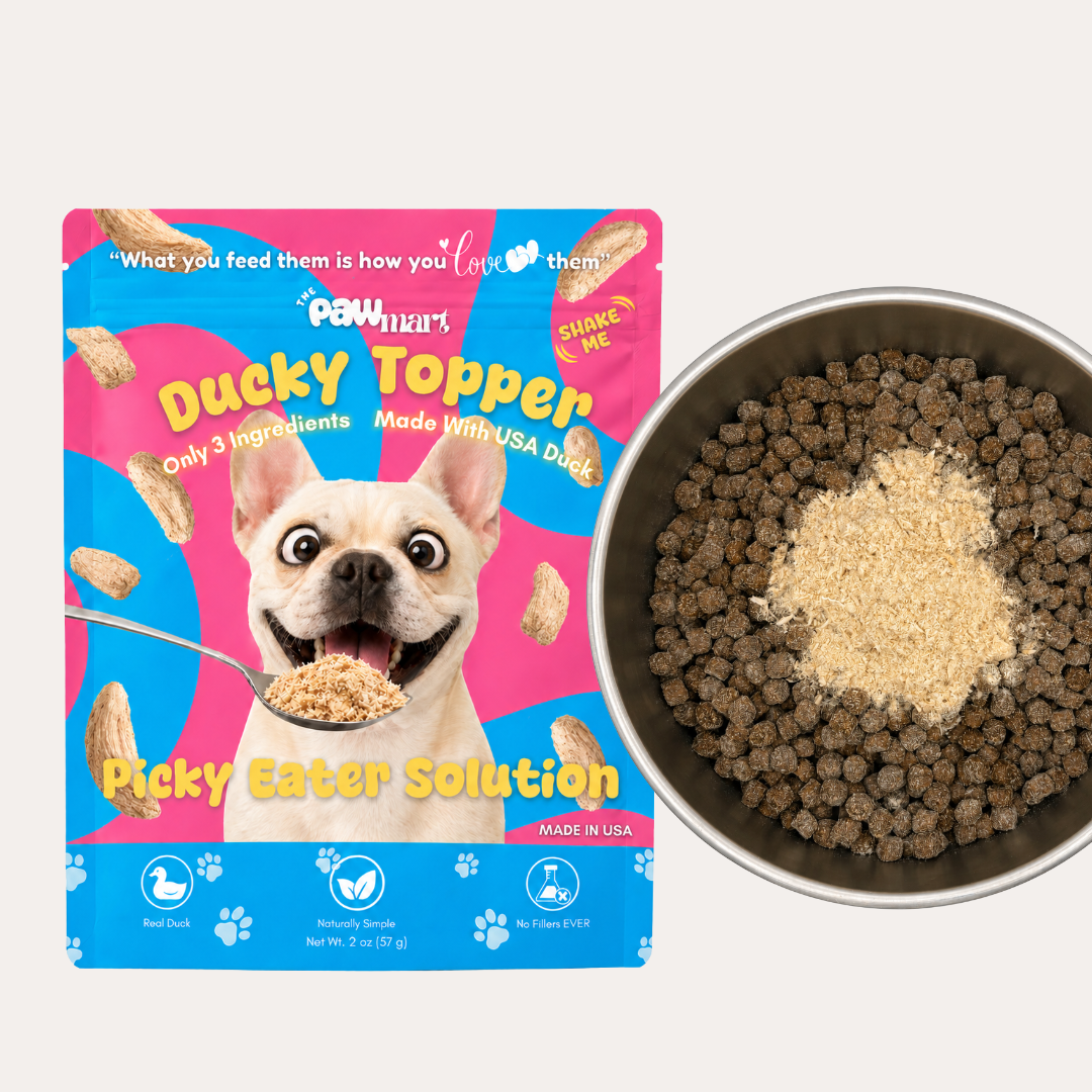 The Pawmart Freeze-Dried Ducky Topper