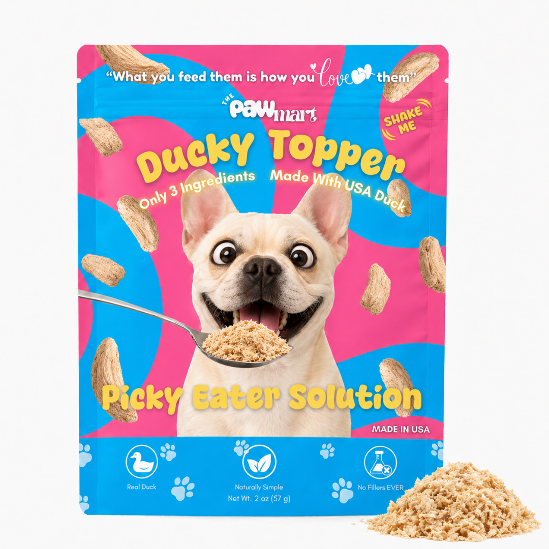 The Pawmart Freeze-Dried Ducky Topper