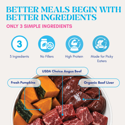 [~15 Scoops] The Pawmart Freeze-Dried Beef Dog Food Topper