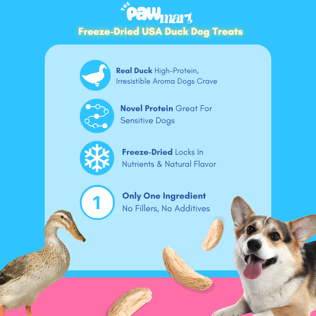 The Pawmart Freeze-Dried Pawmi Ducky Treats