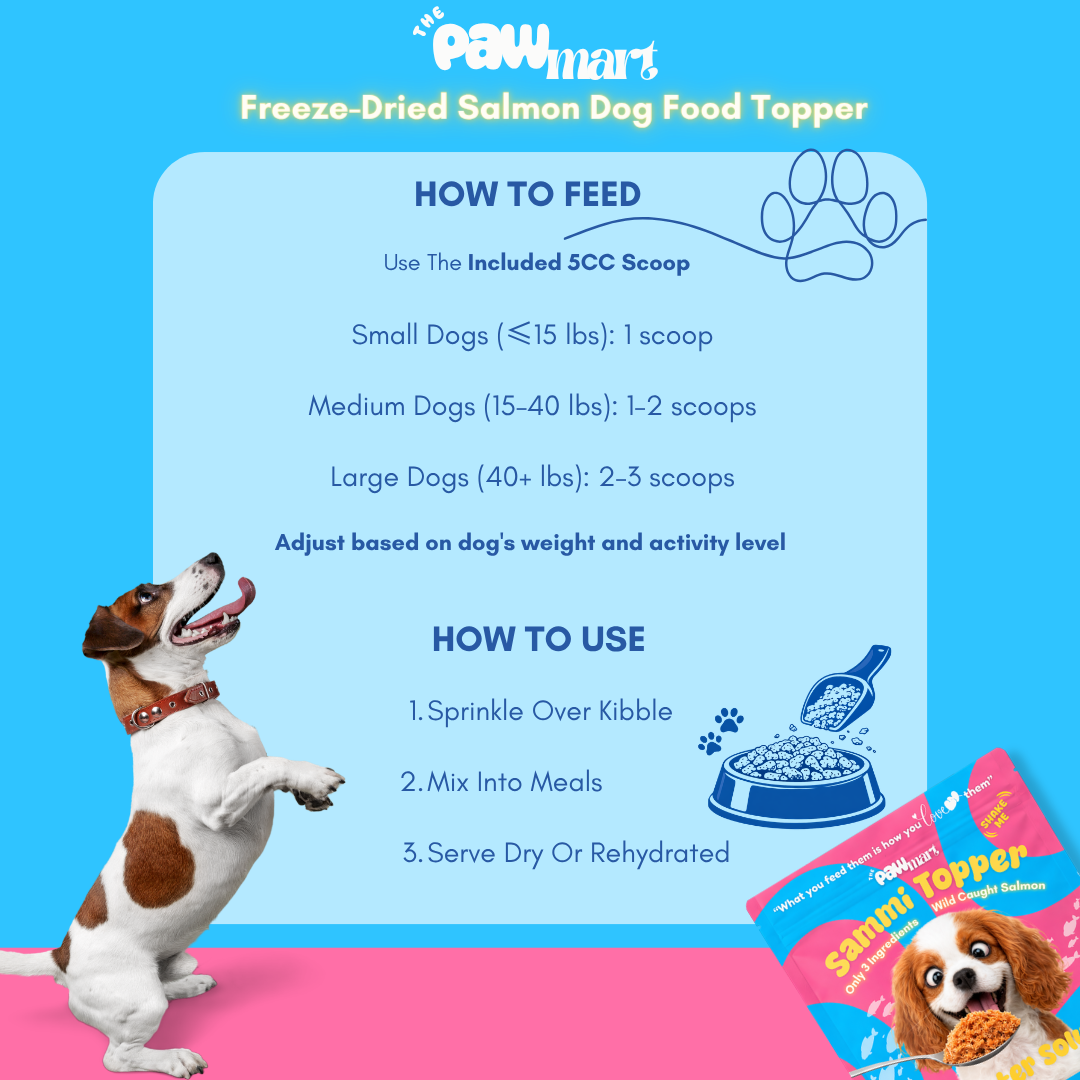 The Pawmart Freeze-Dried Salmi Topper