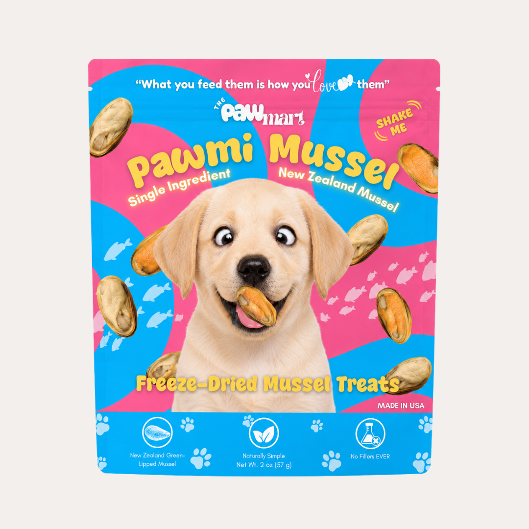 The Pawmart Pawmi Freeze-Dried New Zealand Green Lipped Mussel Dog Treats